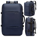 Bange Plecak wodoodporny Bange na laptopa 15.6" miejski podróżny 47x31x15-25 cm do pracy samolotu męski damski z portem USB Granatowy