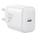 Joyroom Ładowarka sieciowa Joyroom 20W, PD/QC3.0 Kompaktowa Biała