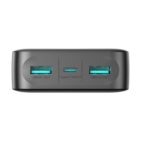 Joyroom Powerbank Joyroom 20000mAh 2.4A 2x USB-A 1x USB-C - czarny Joyroom Powerbank Joyroom 20000mAh 2.4A 2x USB-A 1x USB-C - czarny