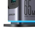 Joyroom Wieloportowa ładowarka Joyroom 65W GaN, 4x USB-C, 2x USB-A, ciemnoszara