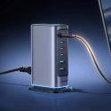 Joyroom Wieloportowa ładowarka Joyroom 65W GaN, 4x USB-C, 2x USB-A, ciemnoszara