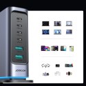 Joyroom Wieloportowa ładowarka Joyroom 65W GaN, 4x USB-C, 2x USB-A, ciemnoszara