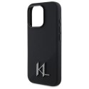 Karl Lagerfeld Etui Karl Lagerfeld do iPhone 16 Pro Max 6.9" Czarny MagSafe Hardcase Silicone Shadow Metal Initial