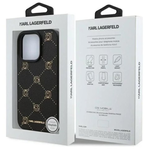 Karl Lagerfeld Etui Karl Lagerfeld do iPhone 16 Pro Max 6.9" Czarny Magsafe Karl Head Karl Lagerfeld Etui Karl Lagerfeld do iPhone 16 Pro Max 6.9" Czarny Magsafe Karl Head