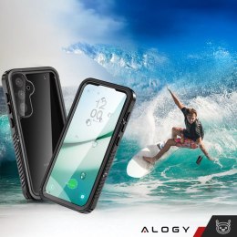 Alogy Etui Wodoodporne do Samsung Galaxy S25 Plus Alogy HydroArmor™ IP68 Case z przezroczystym tyłem Pancerna obudowa 360