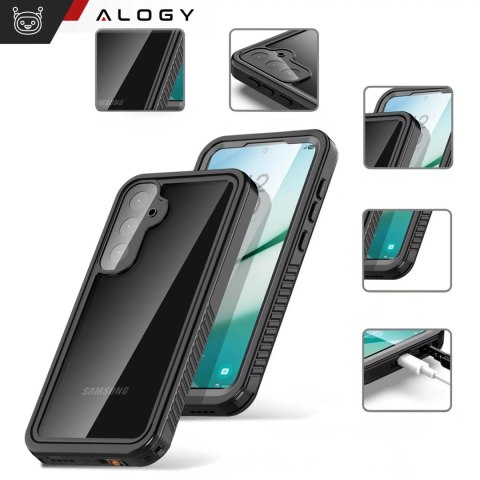 Alogy Etui Wodoodporne do Samsung Galaxy S25 Plus Alogy HydroArmor™ IP68 Case z przezroczystym tyłem Pancerna obudowa 360 Alogy Etui Wodoodporne do Samsung Galaxy S25 Plus Alogy HydroArmor™ IP68 Case z przezroczystym tyłem Pancerna obudowa 360