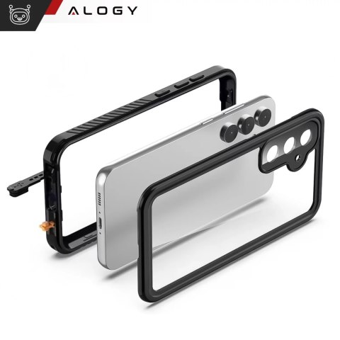 Alogy Etui Wodoodporne do Samsung Galaxy S25 Plus Alogy HydroArmor™ IP68 Case z przezroczystym tyłem Pancerna obudowa 360 Alogy Etui Wodoodporne do Samsung Galaxy S25 Plus Alogy HydroArmor™ IP68 Case z przezroczystym tyłem Pancerna obudowa 360