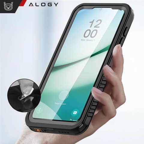Alogy Etui Wodoodporne do Samsung Galaxy S25 Plus Alogy HydroArmor™ IP68 Case z przezroczystym tyłem Pancerna obudowa 360 Alogy Etui Wodoodporne do Samsung Galaxy S25 Plus Alogy HydroArmor™ IP68 Case z przezroczystym tyłem Pancerna obudowa 360