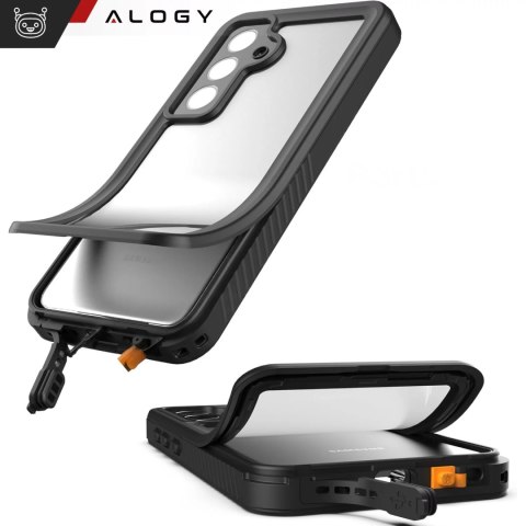 Alogy Etui Wodoodporne do Samsung Galaxy S25 Plus Alogy HydroArmor™ IP68 Case z przezroczystym tyłem Pancerna obudowa 360 Alogy Etui Wodoodporne do Samsung Galaxy S25 Plus Alogy HydroArmor™ IP68 Case z przezroczystym tyłem Pancerna obudowa 360