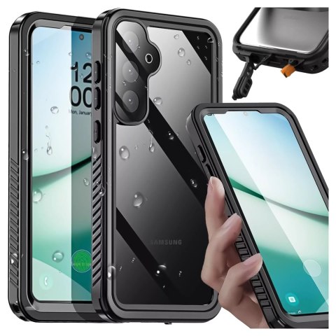 Alogy Etui Wodoodporne do Samsung Galaxy S25 Plus Alogy HydroArmor™ IP68 Case z przezroczystym tyłem Pancerna obudowa 360 Alogy Etui Wodoodporne do Samsung Galaxy S25 Plus Alogy HydroArmor™ IP68 Case z przezroczystym tyłem Pancerna obudowa 360