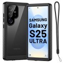 Alogy Etui Wodoodporne do Samsung Galaxy S25 Ultra Alogy HydroArmor™ IP68 Case z przezroczystym tyłem Pancerna obudowa 360