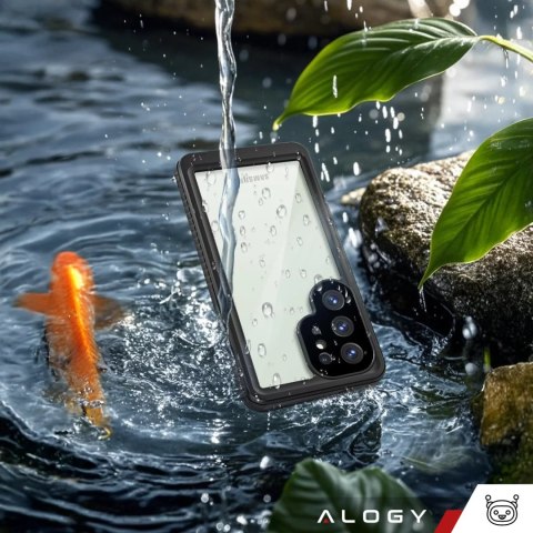 Alogy Etui Wodoodporne do Samsung Galaxy S25 Ultra Alogy HydroArmor™ IP68 Case z przezroczystym tyłem Pancerna obudowa 360 Alogy Etui Wodoodporne do Samsung Galaxy S25 Ultra Alogy HydroArmor™ IP68 Case z przezroczystym tyłem Pancerna obudowa 360