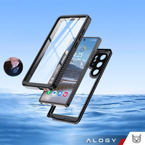 Alogy Etui Wodoodporne do Samsung Galaxy S25 Ultra Alogy HydroArmor™ IP68 Case z przezroczystym tyłem Pancerna obudowa 360 Alogy Etui Wodoodporne do Samsung Galaxy S25 Ultra Alogy HydroArmor™ IP68 Case z przezroczystym tyłem Pancerna obudowa 360