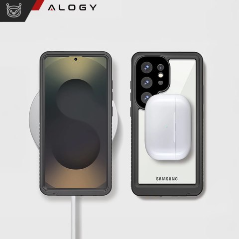 Alogy Etui Wodoodporne do Samsung Galaxy S25 Ultra Alogy HydroArmor™ IP68 Case z przezroczystym tyłem Pancerna obudowa 360 Alogy Etui Wodoodporne do Samsung Galaxy S25 Ultra Alogy HydroArmor™ IP68 Case z przezroczystym tyłem Pancerna obudowa 360