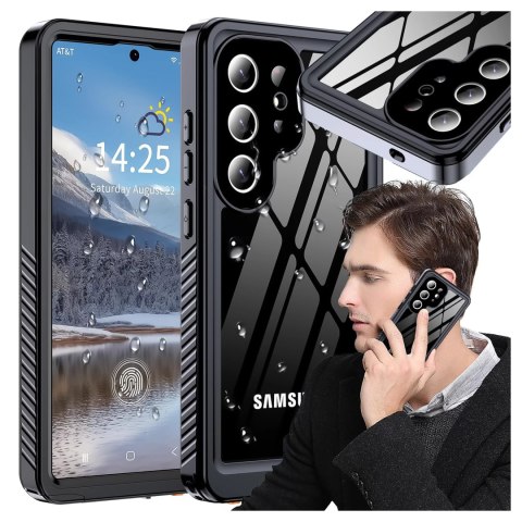 Alogy Etui Wodoodporne do Samsung Galaxy S25 Ultra Alogy HydroArmor™ IP68 Case z przezroczystym tyłem Pancerna obudowa 360 Alogy Etui Wodoodporne do Samsung Galaxy S25 Ultra Alogy HydroArmor™ IP68 Case z przezroczystym tyłem Pancerna obudowa 360