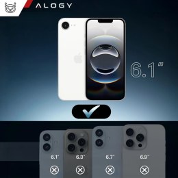 Alogy Etui do Apple iPhone 16e obudowa ochronna na telefon Alogy HybridMag™️ Case do MagSafe Przezroczyste