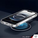 Alogy Etui do Apple iPhone 16e obudowa ochronna na telefon Alogy HybridMag™️ Case do MagSafe Przezroczyste