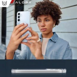 Alogy Etui do Samsung Galaxy S24 FE obudowa ochronna na telefon Alogy HybridMag™️ Case do MagSafe Przezroczyste