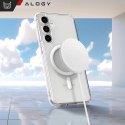 Alogy Etui do Samsung Galaxy S24 FE obudowa ochronna na telefon Alogy HybridMag™️ Case do MagSafe Przezroczyste