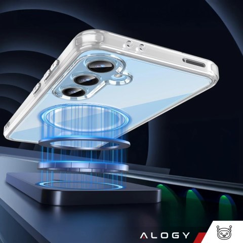 Alogy Etui do Samsung Galaxy S24 FE obudowa ochronna na telefon Alogy HybridMag™️ Case do MagSafe Przezroczyste Alogy Etui do Samsung Galaxy S24 FE obudowa ochronna na telefon Alogy HybridMag™️ Case do MagSafe Przezroczyste