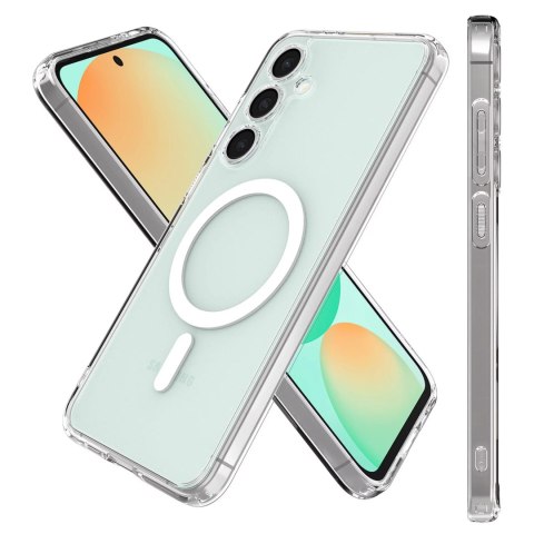 Alogy Etui do Samsung Galaxy S24 FE obudowa ochronna na telefon Alogy HybridMag™️ Case do MagSafe Przezroczyste Alogy Etui do Samsung Galaxy S24 FE obudowa ochronna na telefon Alogy HybridMag™️ Case do MagSafe Przezroczyste