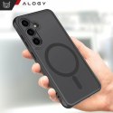 Alogy Etui do Samsung Galaxy S24 FE obudowa ochronna na telefon Alogy Matte HybridMag™️ Case do MagSafe Matowe Czarne