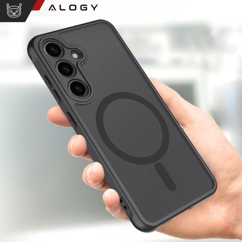 Alogy Etui do Samsung Galaxy S24 FE obudowa ochronna na telefon Alogy Matte HybridMag™️ Case do MagSafe Matowe Czarne Alogy Etui do Samsung Galaxy S24 FE obudowa ochronna na telefon Alogy Matte HybridMag™️ Case do MagSafe Matowe Czarne