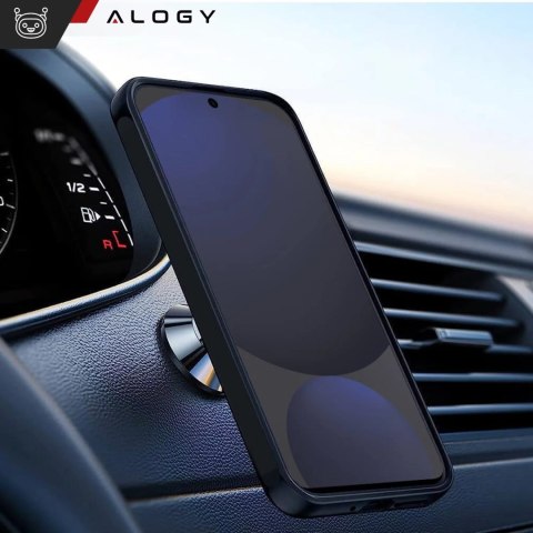 Alogy Etui do Samsung Galaxy S24 FE obudowa ochronna na telefon Alogy Matte HybridMag™️ Case do MagSafe Matowe Czarne Alogy Etui do Samsung Galaxy S24 FE obudowa ochronna na telefon Alogy Matte HybridMag™️ Case do MagSafe Matowe Czarne