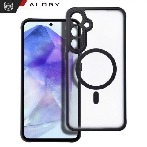 Alogy Etui do Samsung Galaxy S24 FE obudowa ochronna na telefon Alogy Matte HybridMag™️ Case do MagSafe Matowe Czarne Alogy Etui do Samsung Galaxy S24 FE obudowa ochronna na telefon Alogy Matte HybridMag™️ Case do MagSafe Matowe Czarne