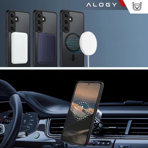 Alogy Etui do Samsung Galaxy S24 FE obudowa ochronna na telefon Alogy Matte HybridMag™️ Case do MagSafe Matowe Czarne Alogy Etui do Samsung Galaxy S24 FE obudowa ochronna na telefon Alogy Matte HybridMag™️ Case do MagSafe Matowe Czarne