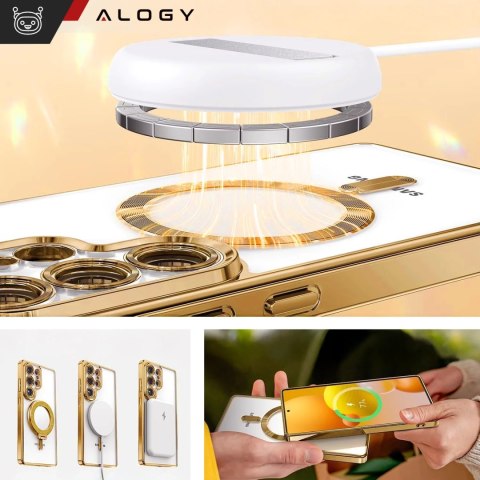 Alogy Etui do Samsung Galaxy S25 Ultra Alogy LuxeShield™️ Glamour Luxury Ring obudowa z osłoną aparatów Złote Alogy Etui do Samsung Galaxy S25 Ultra Alogy LuxeShield™️ Glamour Luxury Ring obudowa z osłoną aparatów Złote