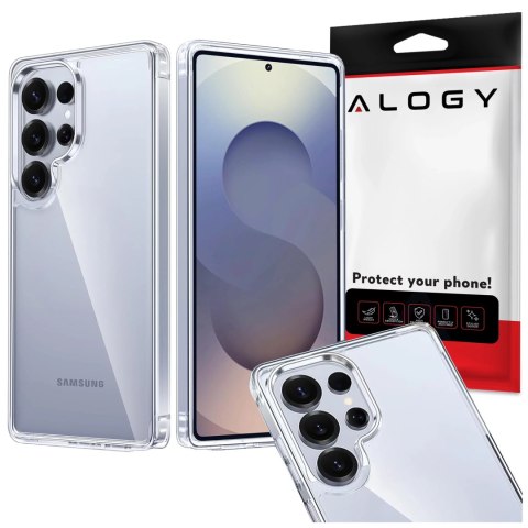 Alogy Etui do Samsung Galaxy S25 Ultra obudowa ochronna na telefon Alogy HybridShield™️ Case Przezroczyste Alogy Etui do Samsung Galaxy S25 Ultra obudowa ochronna na telefon Alogy HybridShield™️ Case Przezroczyste
