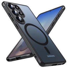Alogy Etui do Samsung Galaxy S25 Ultra obudowa ochronna na telefon Alogy Matte HybridMag™️ Case do MagSafe Matowe Czarne