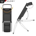 Alogy Lampka LED do czytania Alogy Clip Lamp Lampa z klipsem do książki ładowana Czarna
