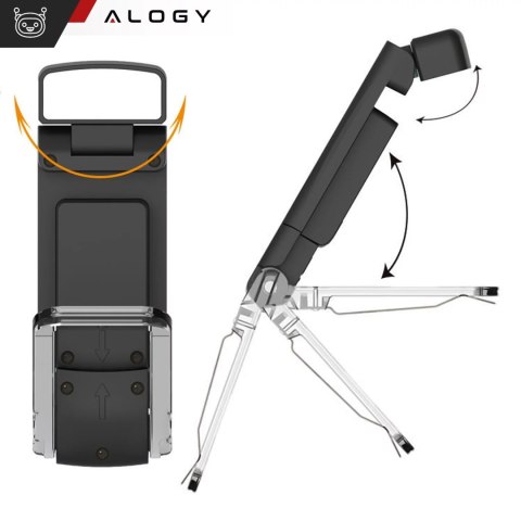 Alogy Lampka LED do czytania Alogy Clip Lamp Lampa z klipsem do książki ładowana Czarna Alogy Lampka LED do czytania Alogy Clip Lamp Lampa z klipsem do książki ładowana Czarna