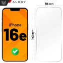 Alogy Szkło hartowane do Apple iPhone 16e ochronne szkiełko na ekran 9H Alogy Heavy Pro+™️