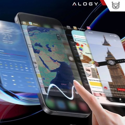 Alogy Szkło hartowane do Samsung Galaxy S24 FE ochronne szkiełko na ekran 9H Alogy EasyShield™️ z ramką montażową Alogy Szkło hartowane do Samsung Galaxy S24 FE ochronne szkiełko na ekran 9H Alogy EasyShield™️ z ramką montażową