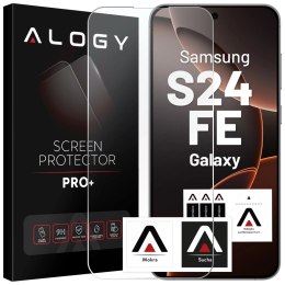 Alogy Szkło hartowane do Samsung Galaxy S24 FE ochronne szkiełko na ekran 9H Alogy Heavy Pro+™️