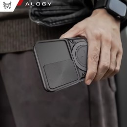 Alogy Etui do Samsung Galaxy S25+ Plus pancerne Slide Case Ring obudowa ochrona aparatu Alogy CamGuard Pro czarne