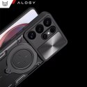 Alogy Etui do Samsung Galaxy S25 Ultra pancerne Slide Case Ring obudowa ochrona aparatu Alogy CamGuard Pro czarne
