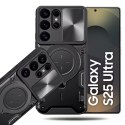 Alogy Etui do Samsung Galaxy S25 Ultra pancerne Slide Case Ring obudowa ochrona aparatu Alogy CamGuard Pro czarne