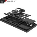 Alogy Etui do Samsung Galaxy S25 Ultra pancerne Slide Case Ring obudowa ochrona aparatu Camshield Alogy czarne