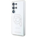 Karl Lagerfeld Etui do Samsung Galaxy S25 Ultra Przezroczysty Karl Lagerfeld Rhinestones Karl Head Logo