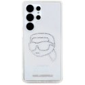 Karl Lagerfeld Etui do Samsung Galaxy S25 Ultra Przezroczysty Karl Lagerfeld Rhinestones Karl Head Logo