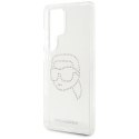 Karl Lagerfeld Etui do Samsung Galaxy S25 Ultra Przezroczysty Karl Lagerfeld Rhinestones Karl Head Logo