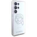 Karl Lagerfeld Etui do Samsung Galaxy S25 Ultra Przezroczysty Karl Lagerfeld Rhinestones Karl Head Logo