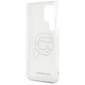 Karl Lagerfeld Etui do Samsung Galaxy S25 Ultra Przezroczysty Karl Lagerfeld Rhinestones Karl Head Logo