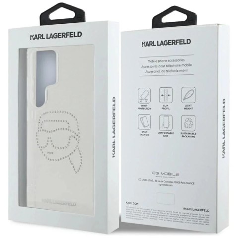 Karl Lagerfeld Etui do Samsung Galaxy S25 Ultra Przezroczysty Karl Lagerfeld Rhinestones Karl Head Logo Karl Lagerfeld Etui do Samsung Galaxy S25 Ultra Przezroczysty Karl Lagerfeld Rhinestones Karl Head Logo