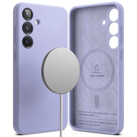 Ringke Etui do Samsung Galaxy S25 Lavender Ringke Silicone Magnetic MagSafe Ringke Etui do Samsung Galaxy S25 Lavender Ringke Silicone Magnetic MagSafe