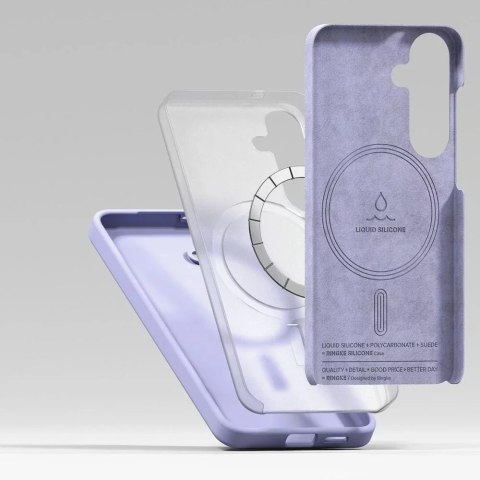 Ringke Etui do Samsung Galaxy S25 Lavender Ringke Silicone Magnetic MagSafe Ringke Etui do Samsung Galaxy S25 Lavender Ringke Silicone Magnetic MagSafe
